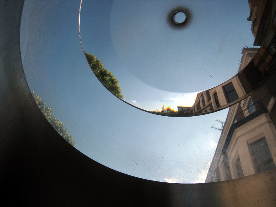 Aureola on public display in London