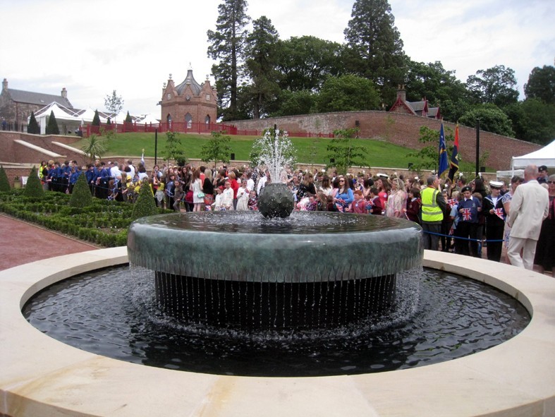 Royal opening at Dumfries House, Scotland, 2nd July 2014