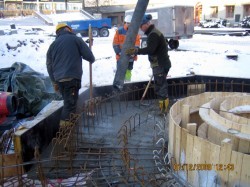 Work progress in Drammen, Norway