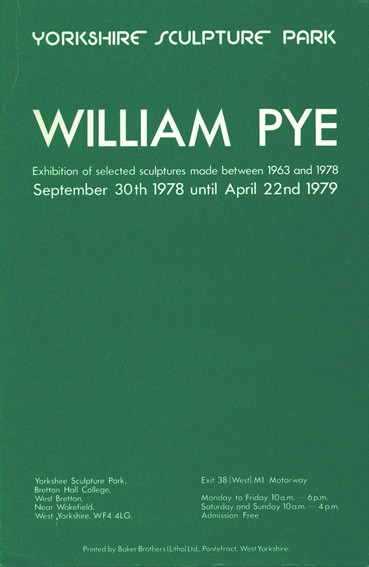 Yorkshire Sculpture Park 1979