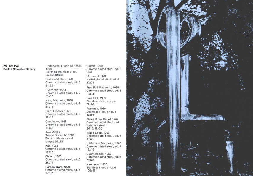 Bertha Schaefer Gallery, New York, 1970